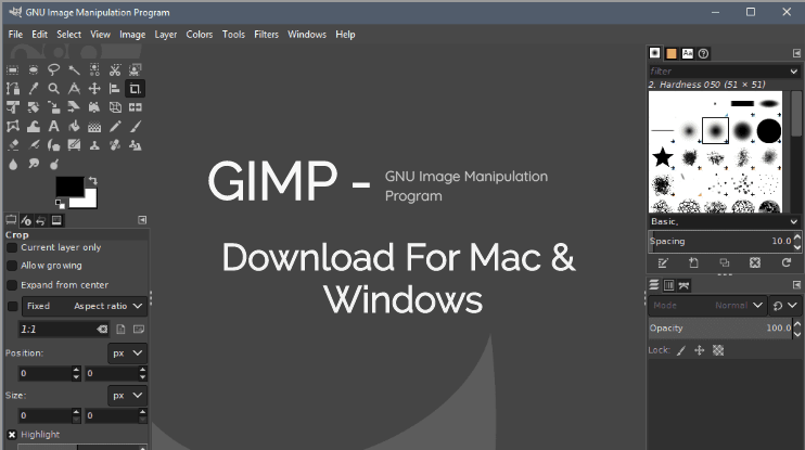 gimp free tool for mac